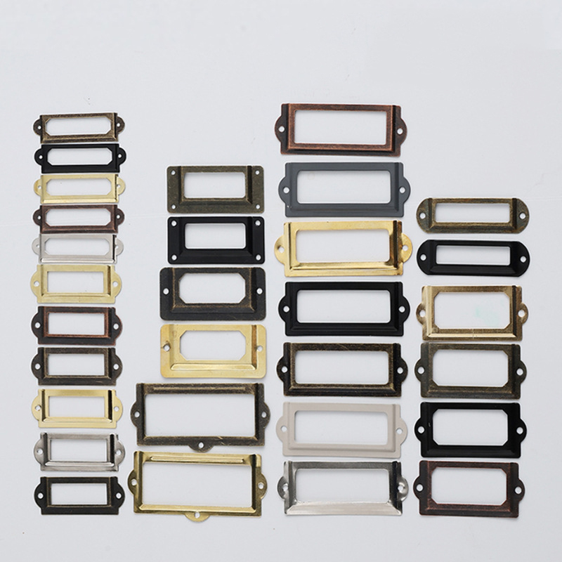 Vintage Label Holder Antique L - Furniture Hardware Names ulasan dan harga