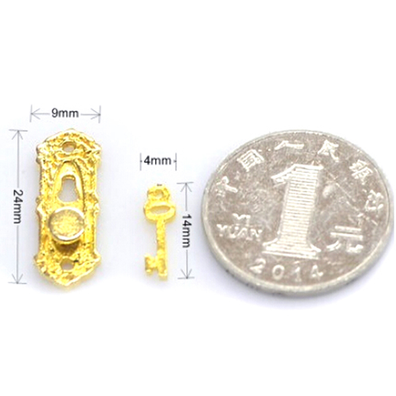 1:12 4PCS Metal Door Knocker S - Furniture Hardware Fitting ulasan dan harga