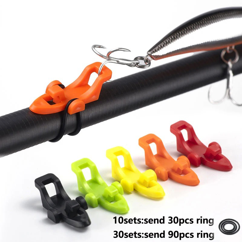 1-10pcs Fishing Rod Pole Hook  - Furniture Hardware Jig ulasan dan harga