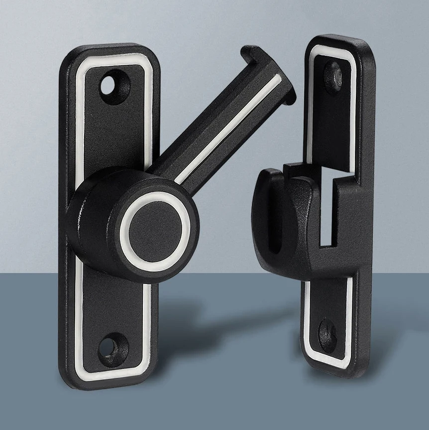 Black Luminous Barn Door Latch - Furniture Hardware Fitting ulasan dan harga