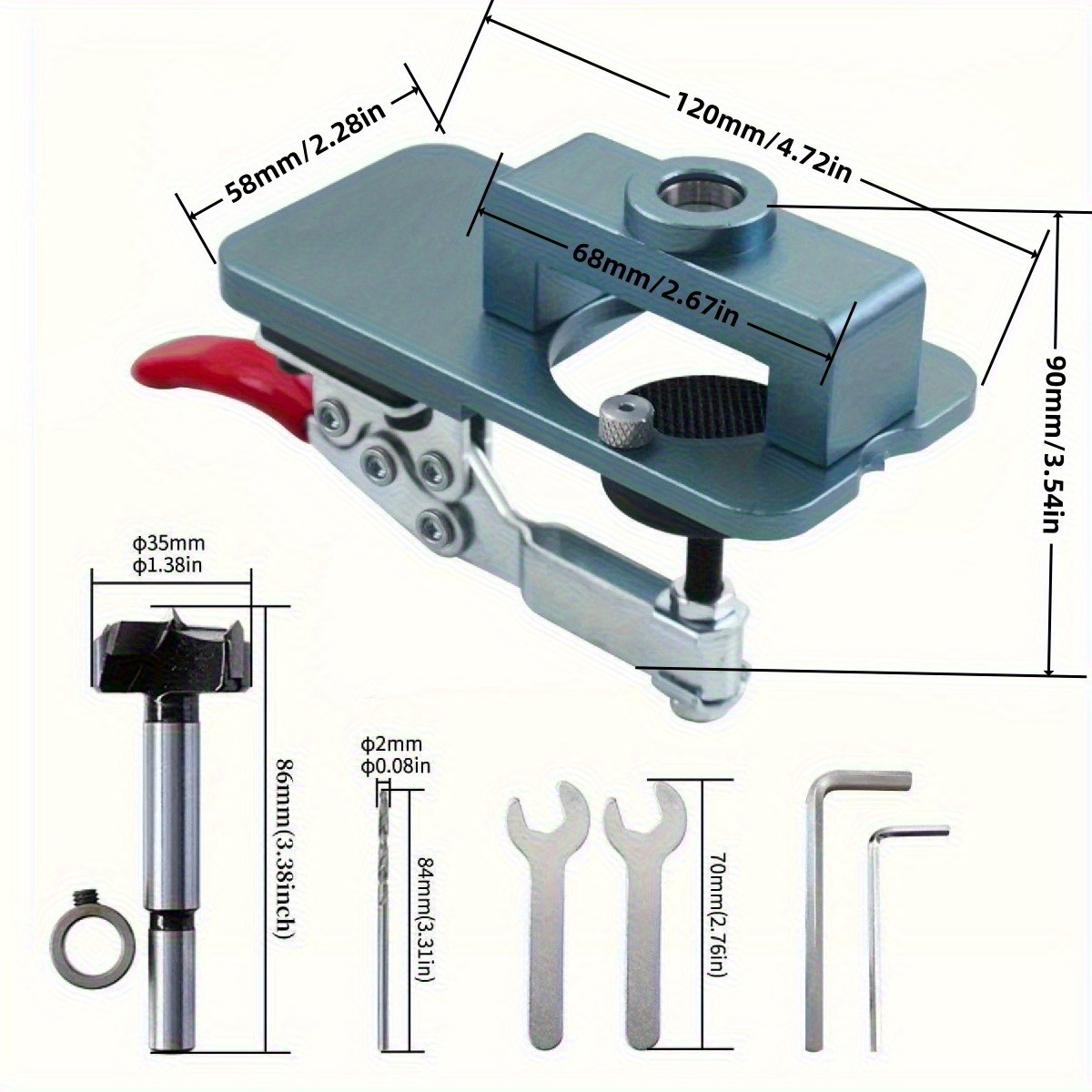 35mm Hinge Jig - Precise Borin - Furniture Hardware Fitting ulasan dan harga