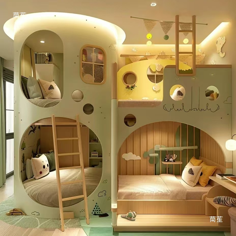 Solid Wood Children's Bed High - Furniture Hardware Lowes ulasan dan harga