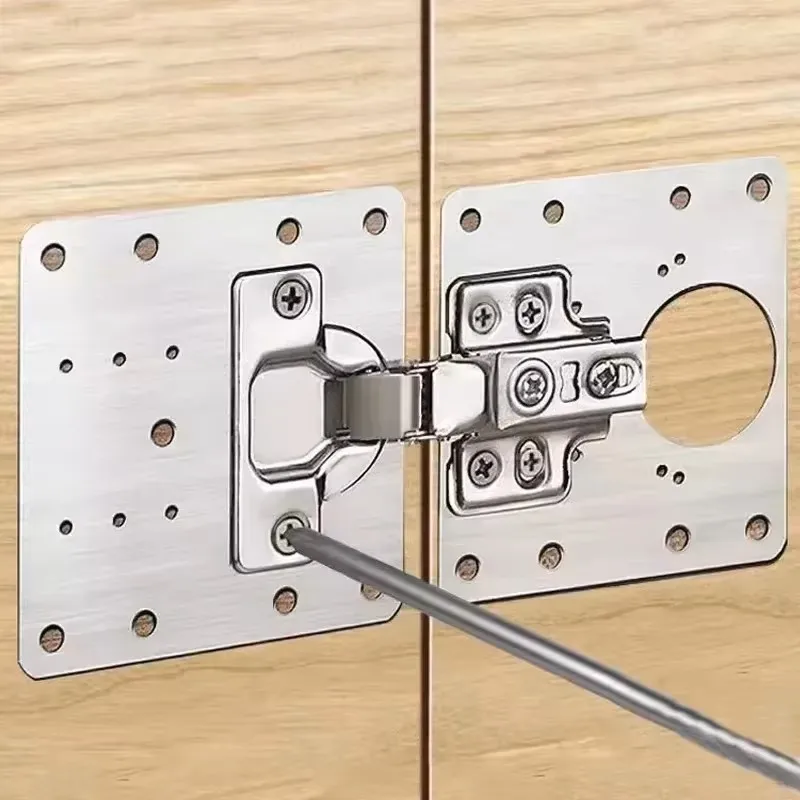 Hinge Repair Plate Kitchen Cab - Cabinet Hinge Overlay ulasan dan harga