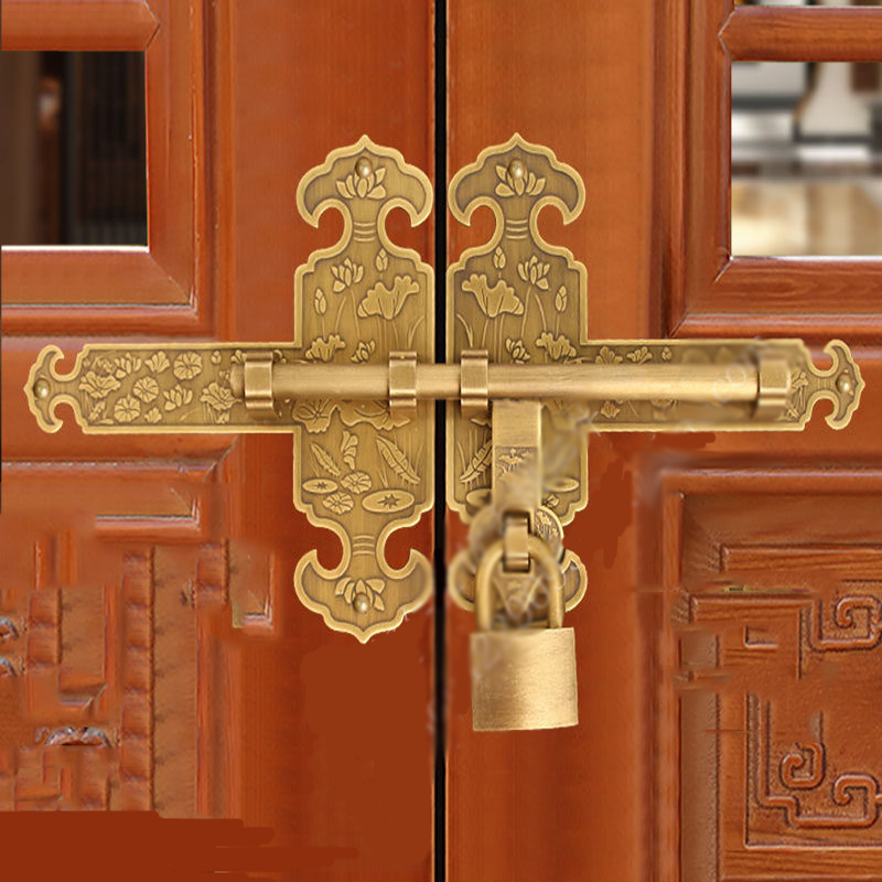 Chinese Vintage Solid Brass Do - Furniture Hardware Fitting ulasan dan harga