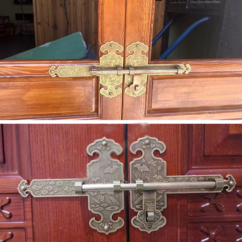 Chinese Vintage Solid Brass Do - Furniture Hardware Fitting ulasan dan harga